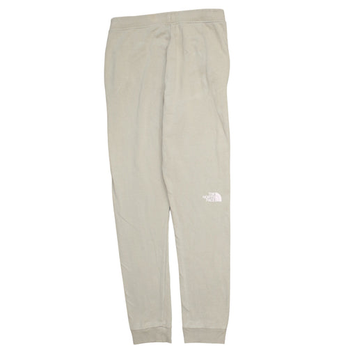 The North Face Girls Beige Jogger Sweatpants L Fleece Activewear Trousers