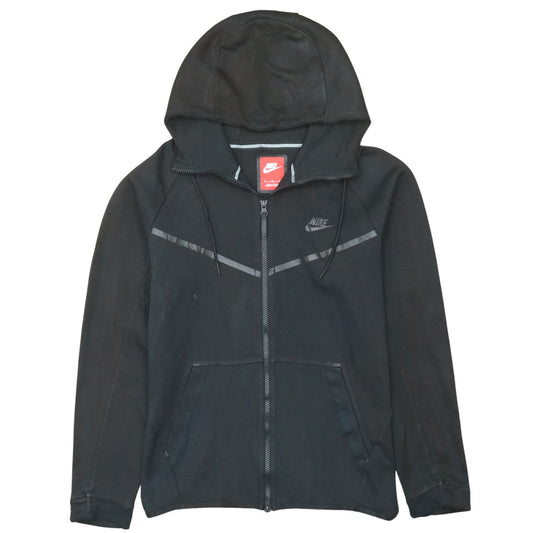 Nike Mens Black Full Zip Hoodie M Sportswear Fleece Jacket
