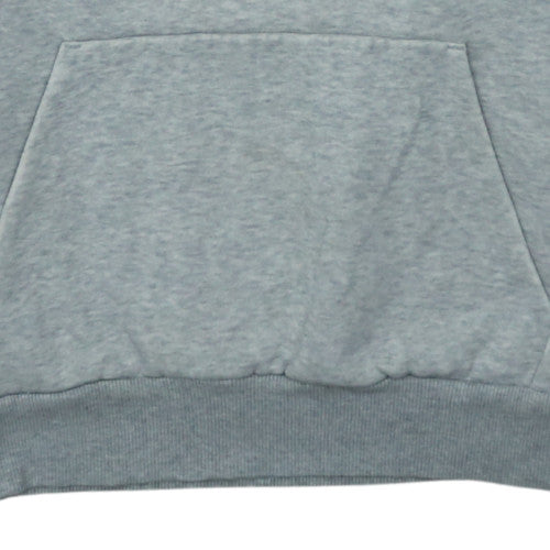 Puma Mens Grey Pullover Hoodie Small Logo Fleece Sweatshirt