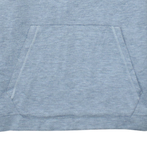 Reebok Men's Grey Pullover Hoodie L Lightweight Sportswear