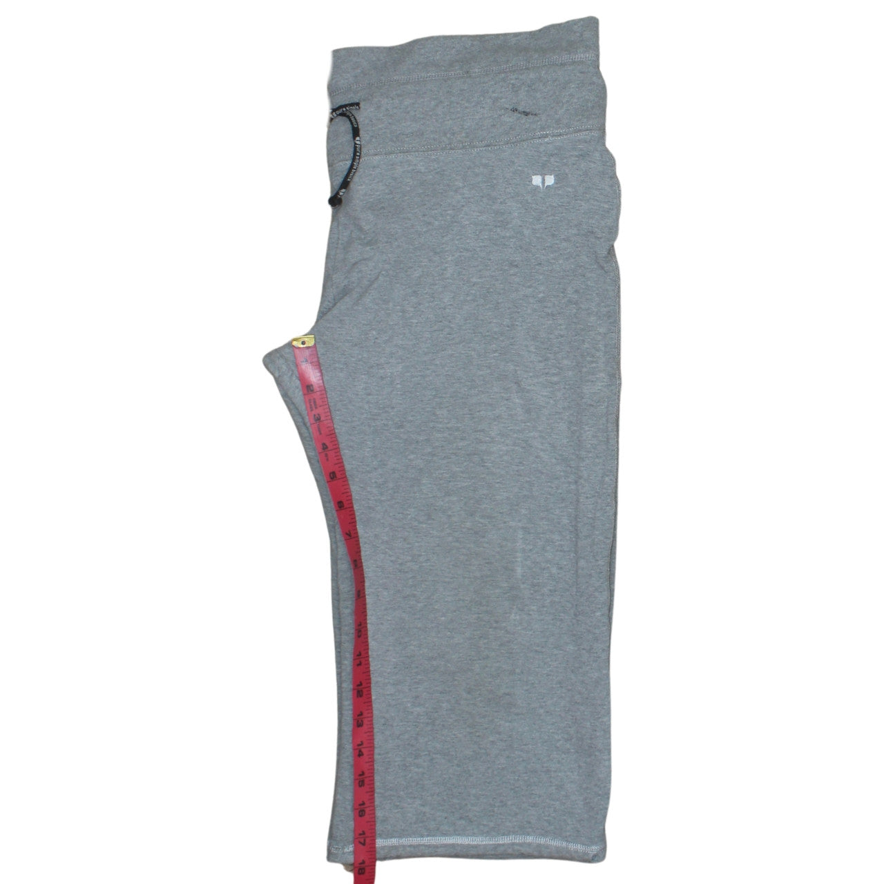 Pure Simple Basics Women’s Grey Capri Trousers Size 16 Stretch Jersey