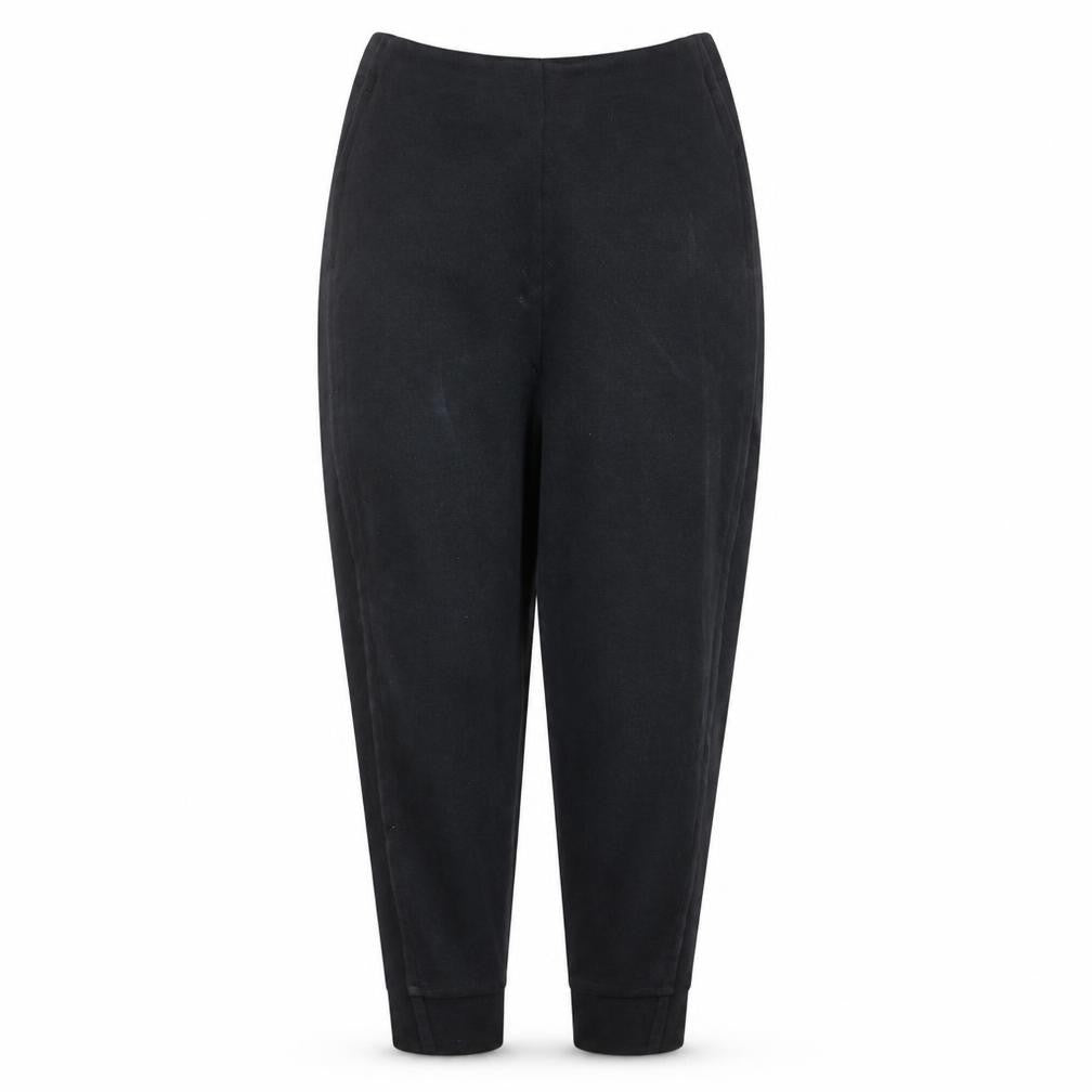 Front view of Adidas women’s black m jogger sweatpants cotton blend