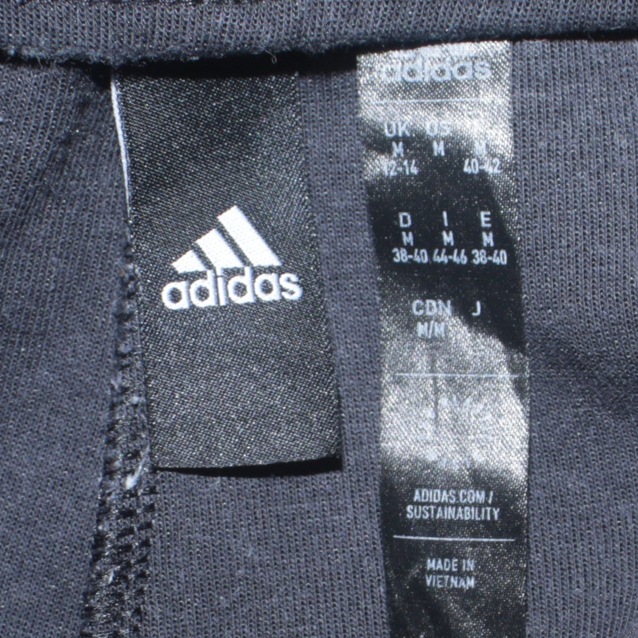 Adidas Womens Black M Jogger Sweatpants Cotton Blend