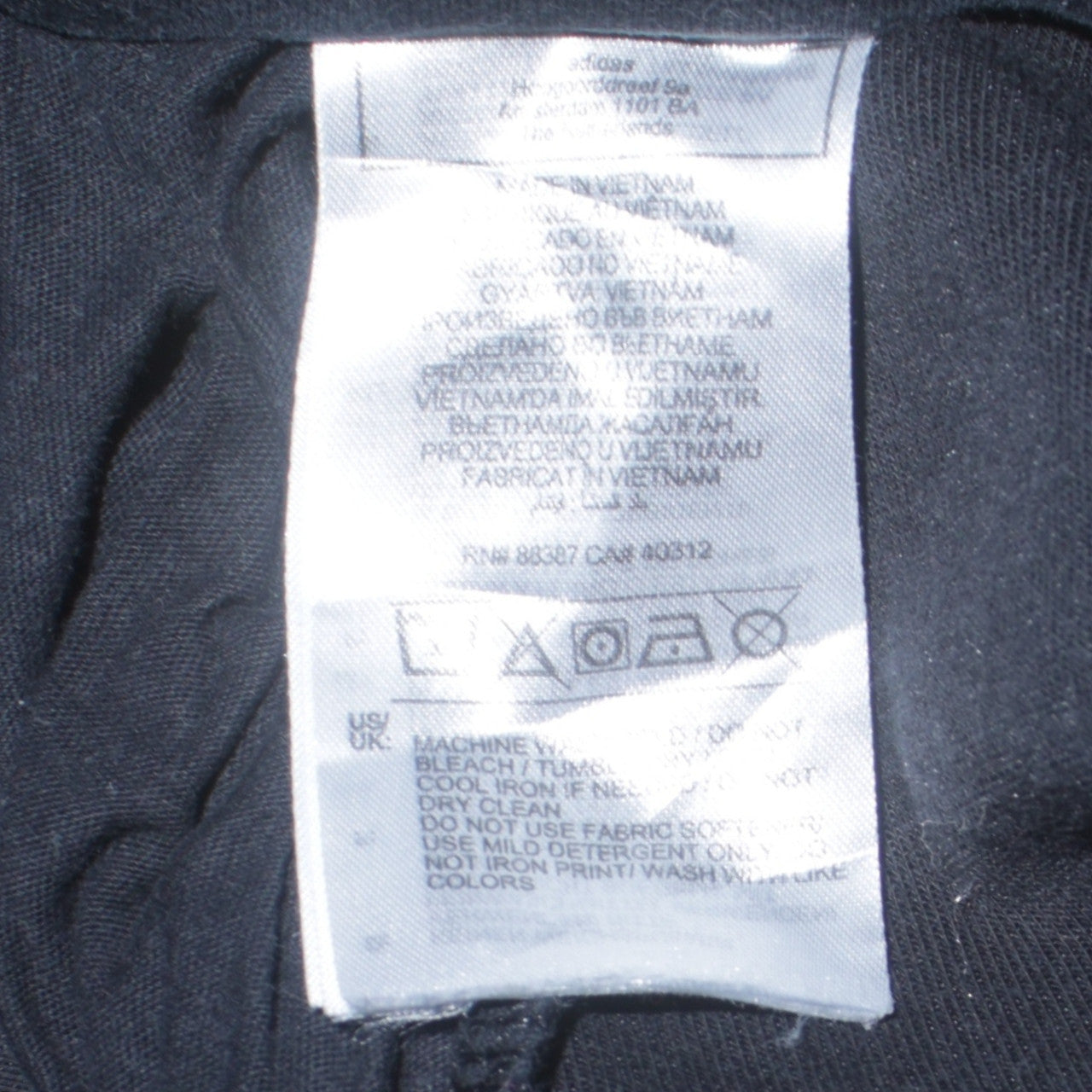 Adidas Womens Black M Jogger Sweatpants Cotton Blend