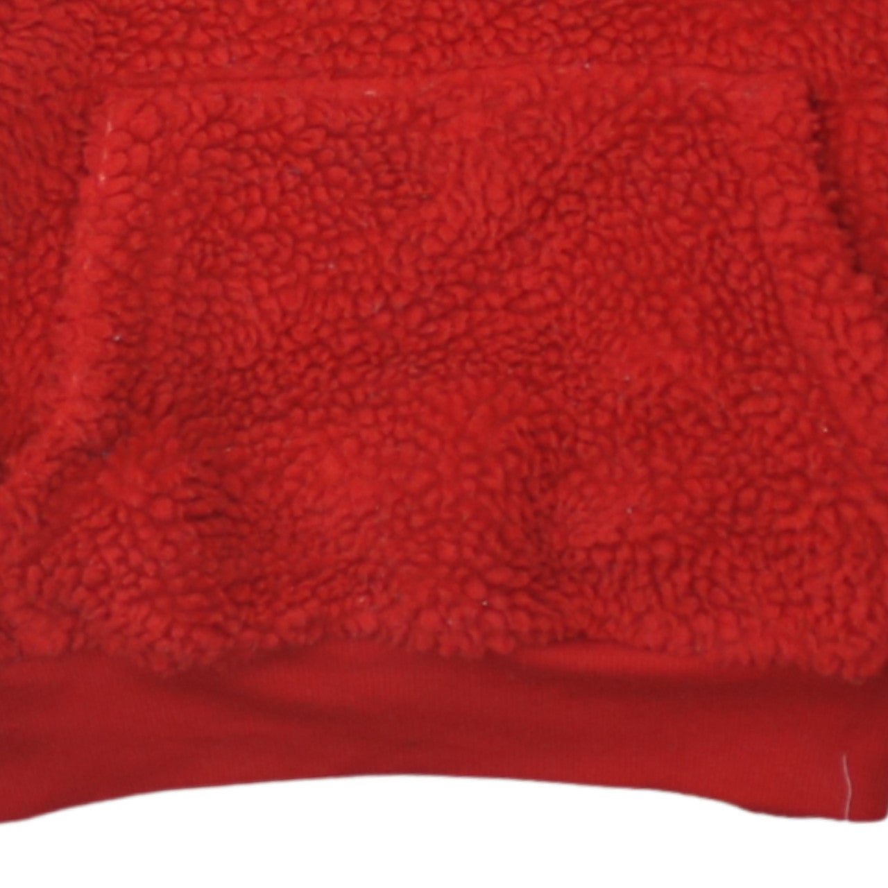 Disney Womens Red Sherpa Pullover Hoodie XS Fleece Warm Casual