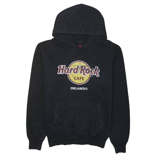Hard Rock Cafe Orlando Men's Black Medium Pullover Hoodie