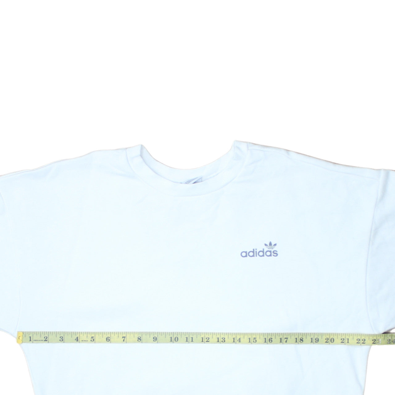 Adidas Womens White Crew Neck Pullover Sweatshirt UK 12