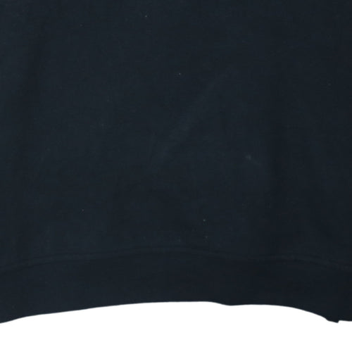 Burton Menswear Men's Black L 1/2 Zip Pullover Sweatshirt