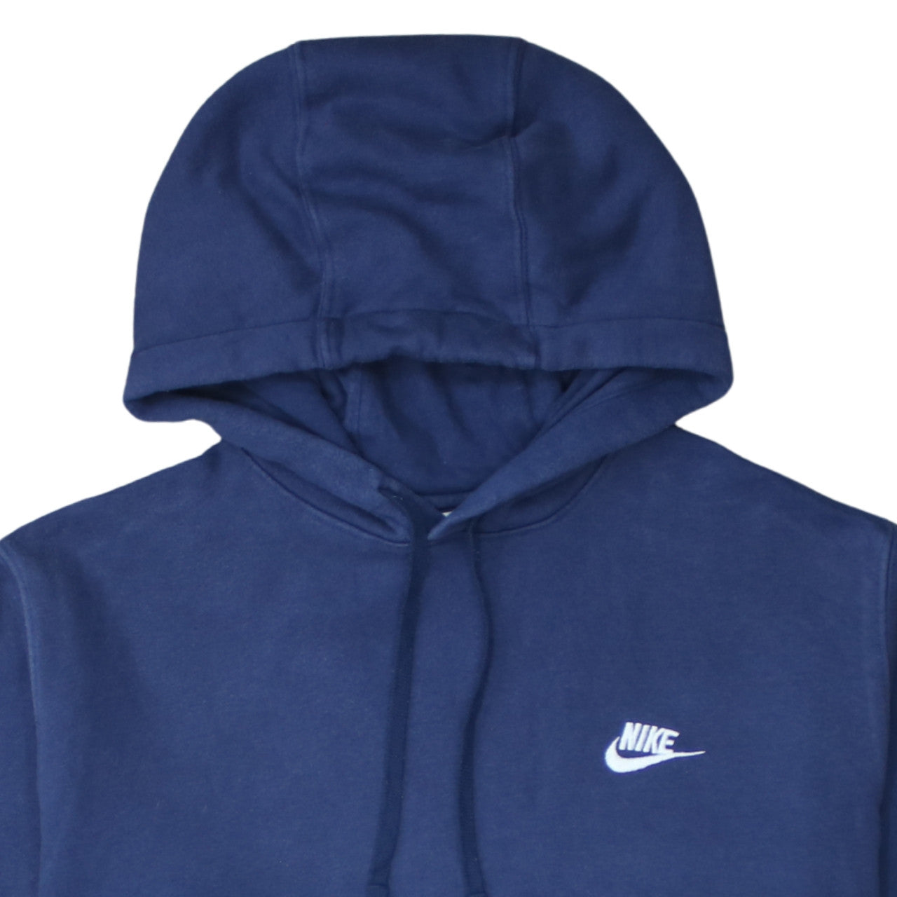 Nike Men's Blue Pullover Hoodie L Regular Fit Fleece Sportswear
