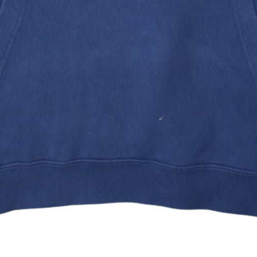 Nike Men's Blue Pullover Hoodie L Regular Fit Fleece Sportswear