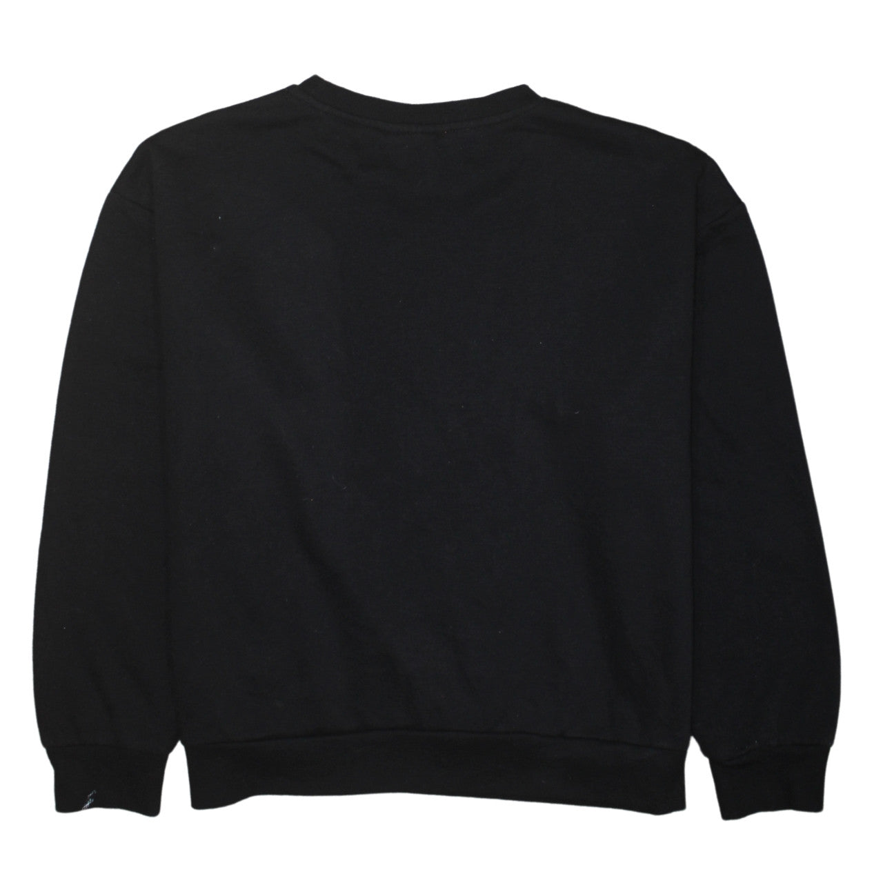 Disney Women Black Graphic Mickey Goofy Donald Pluto Sweatshirt L