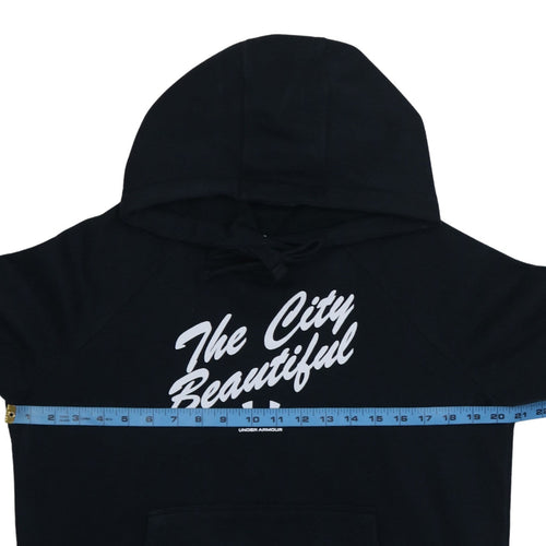 Under Armour Women's Black Pullover Hoodie Small Loose Fit 'The City Beautiful'
