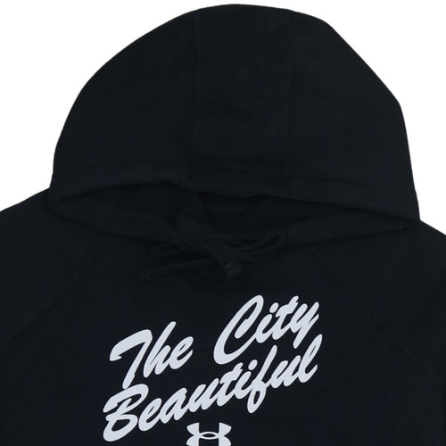 Under Armour Women's Black Pullover Hoodie Small Loose Fit 'The City Beautiful'