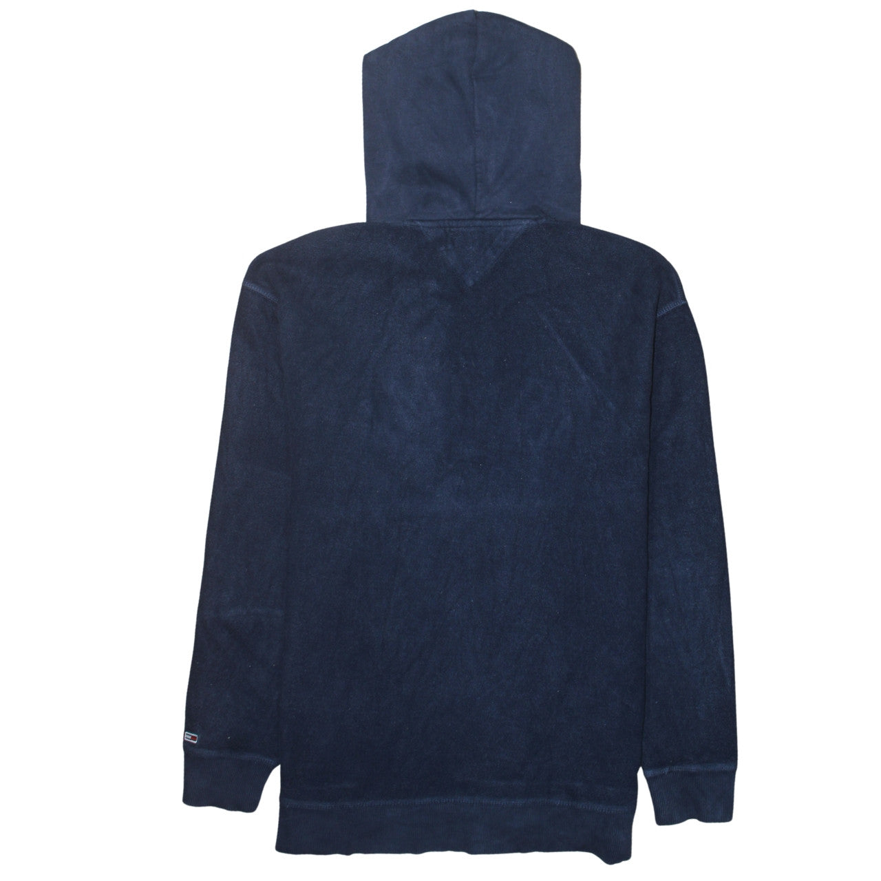 Tommy Jeans Men's Blue XL Pullover Hoodie Embroidered Logo Cotton