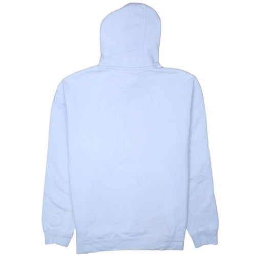 Nike Women's White Pullover Hoodie Medium Just Do It Embroidered Sweatshirt