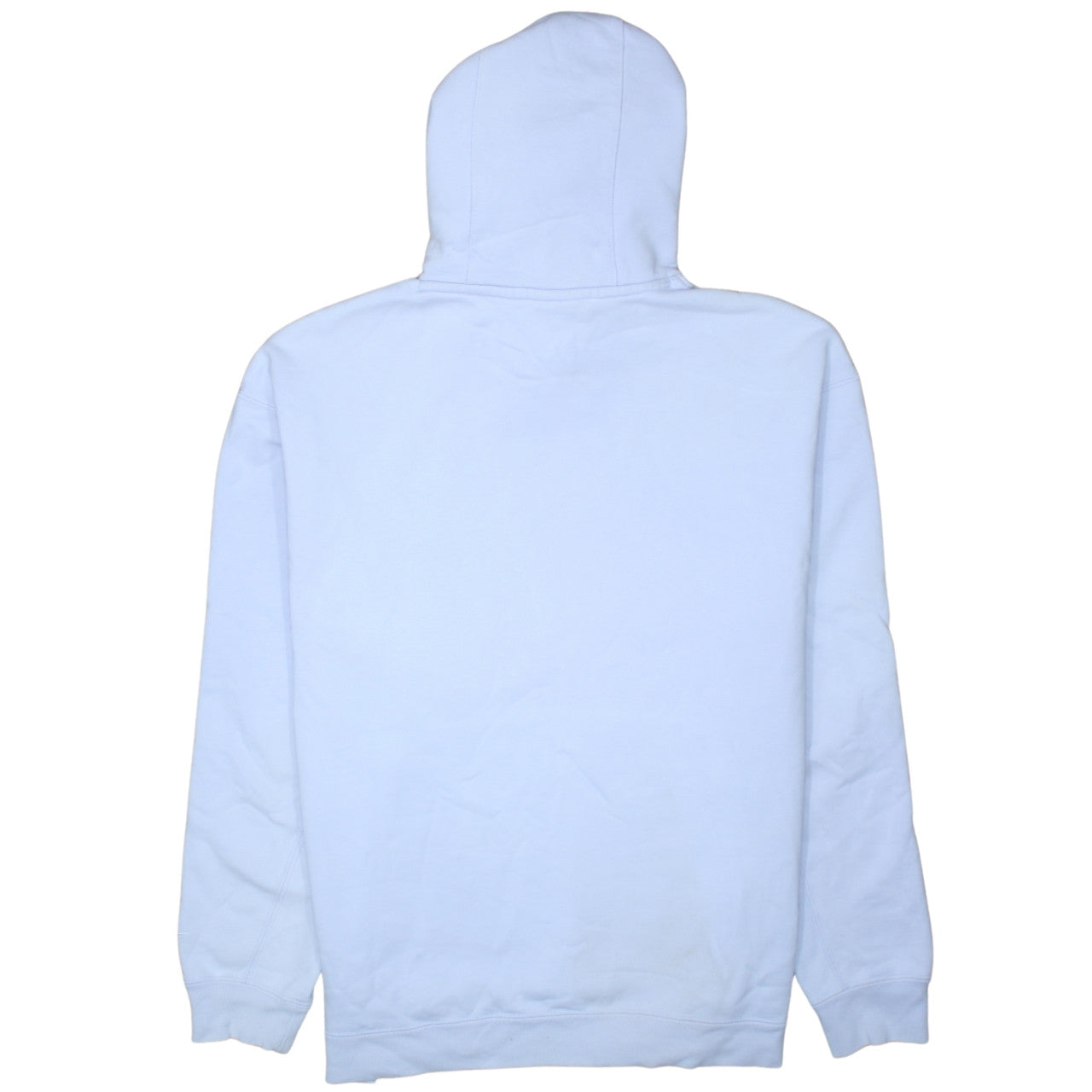 Nike Women's White Pullover Hoodie Medium Just Do It Embroidered Sweatshirt