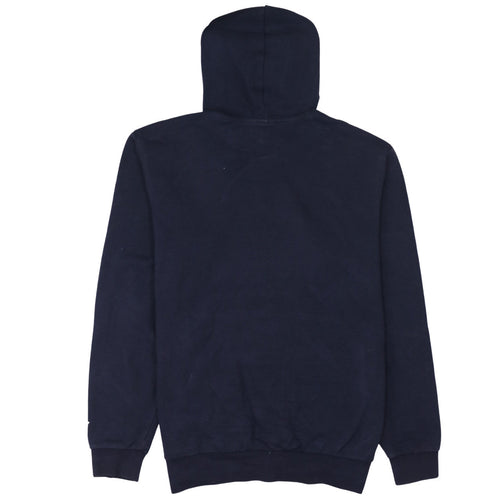 Puma Men's Blue Pullover Hoodie L Graphic Logo Sportswear