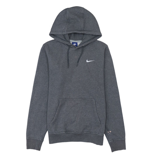 Nike Men's Grey Pullover Hoodie Size S Fleece Sweatshirt
