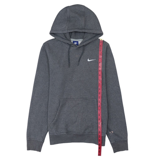 Nike Men's Grey Pullover Hoodie Size S Fleece Sweatshirt