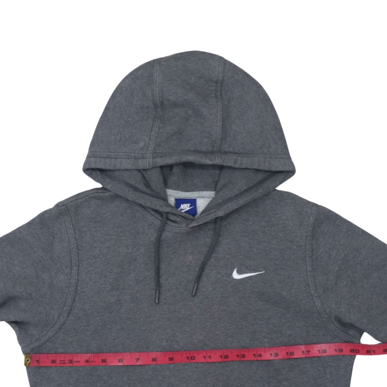 Nike Men's Grey Pullover Hoodie Size S Fleece Sweatshirt