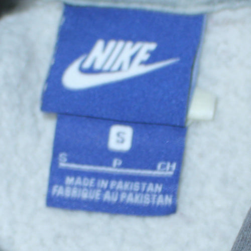 Nike Men's Grey Pullover Hoodie Size S Fleece Sweatshirt