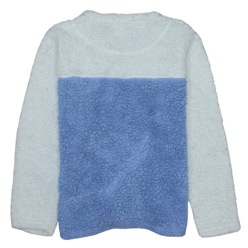 Disney Women’s Blue Fleece Stitch Long Sleeve Nightshirt Size 10-12
