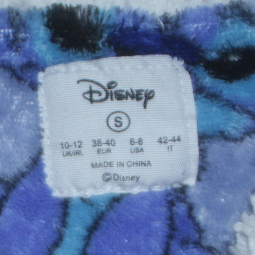 Disney Women’s Blue Fleece Stitch Long Sleeve Nightshirt Size 10-12