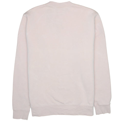 Nike Womens Beige Sweatshirt Medium Pullover Crew Neck Relaxed Fit