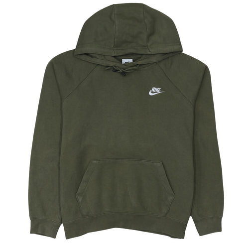Nike Men’s Green Pullover Hoodie Size M Regular Fit Sportswear