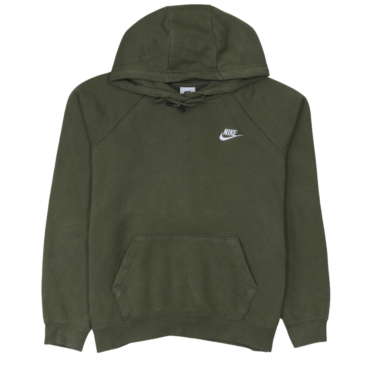 Nike Men’s Green Pullover Hoodie Size M Regular Fit Sportswear