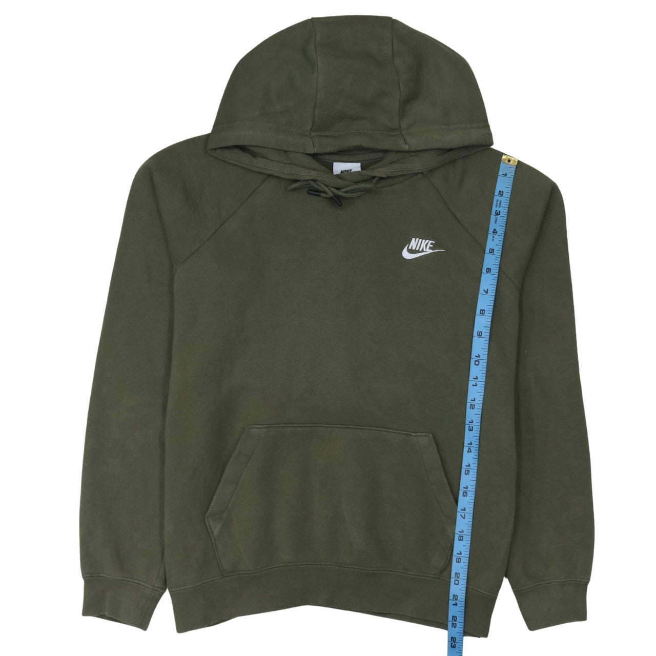 Nike Men’s Green Pullover Hoodie Size M Regular Fit Sportswear