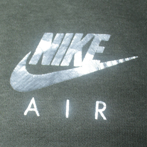 Nike Air Men Green Full Zip Hoodie Size S Fleece Sportswear