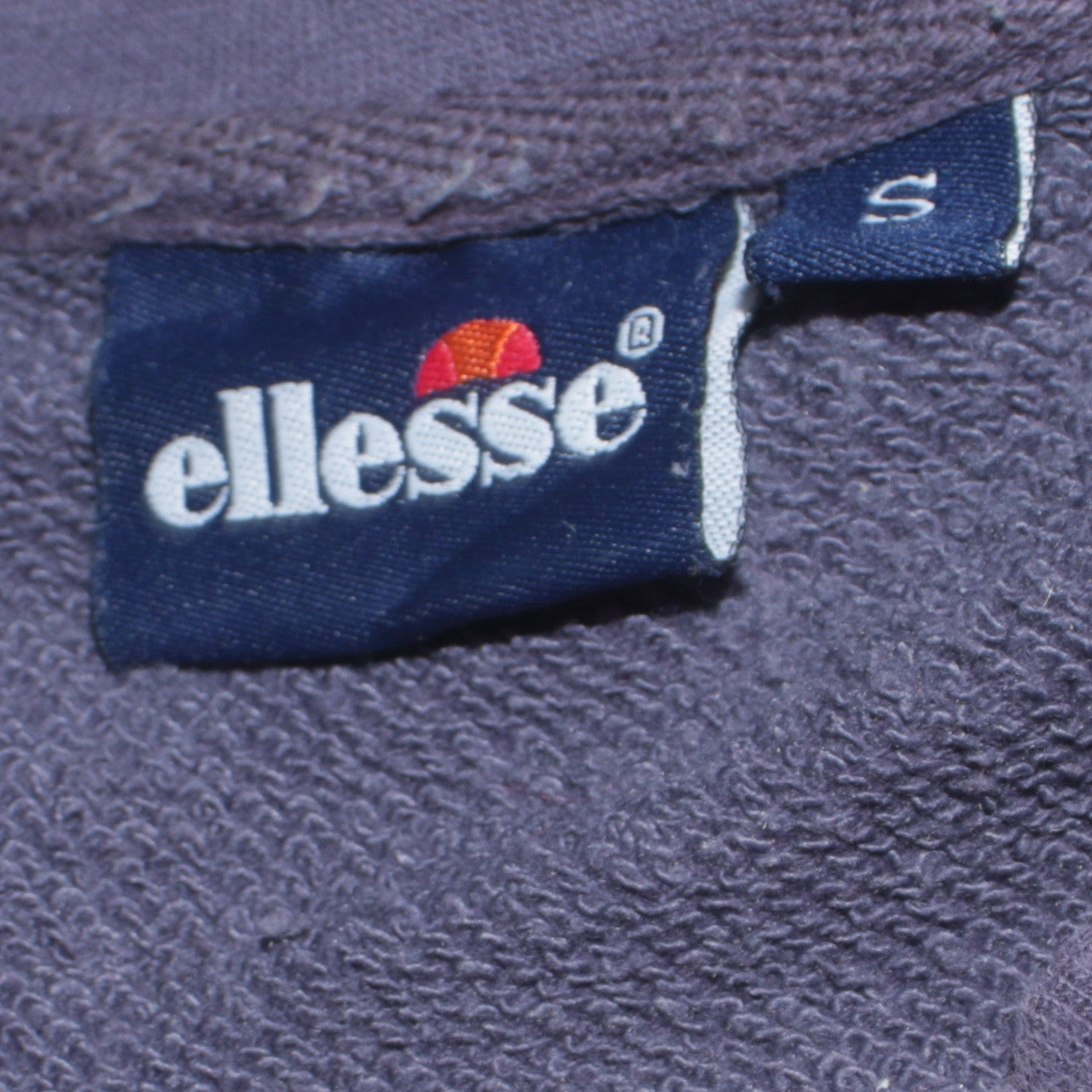 Ellesse Men's Blue Small Crew Neck Pullover Sweatshirt