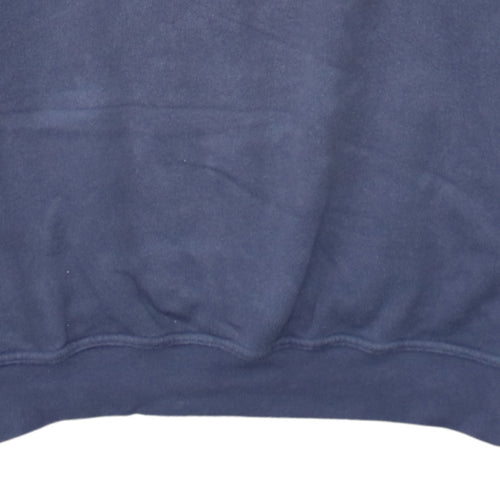 Ellesse Men's Blue Small Crew Neck Pullover Sweatshirt