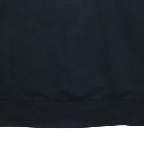 FILA Men's Black Logo Pullover Sweatshirt L Classic Sportswear
