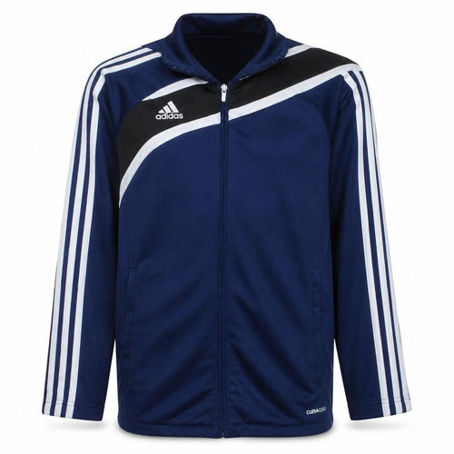 Adidas Boys Blue Clima365 Track Jacket 13-14 Years Full Zip Lightweight Top