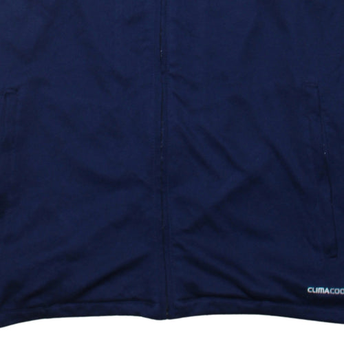 Adidas Boys Blue Clima365 Track Jacket 13-14 Years Full Zip Lightweight Top