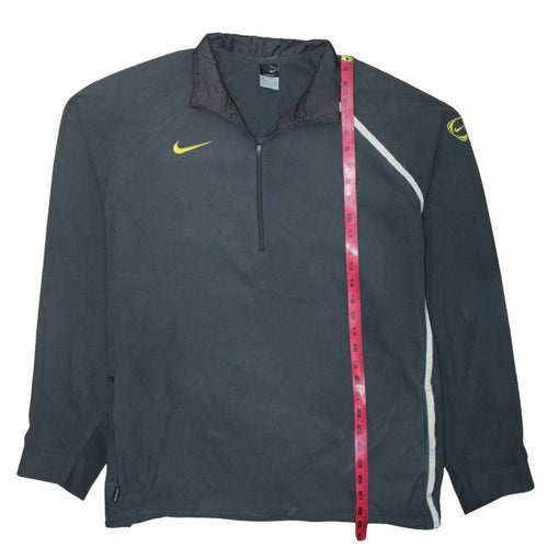 Nike Therma-Fit Men's Grey 1/4 Zip Fleece Sweatshirt 2XL
