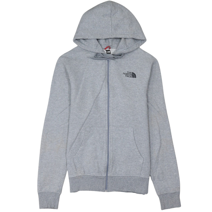 The North Face Men's Grey Full Zip Hoodie S Classic Cotton Blend