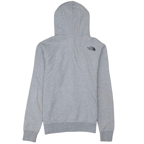 The North Face Men's Grey Full Zip Hoodie S Classic Cotton Blend