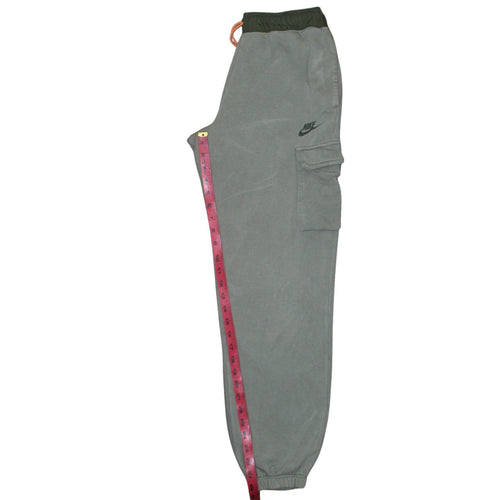 Nike Men's Grey Jogger Trousers S Relaxed Fit Fleece Activewear