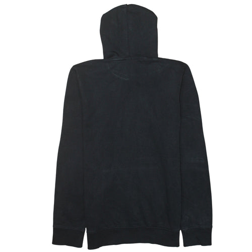 Umbro Men Black Pullover Hoodie M Graphic Sports Cotton Blend