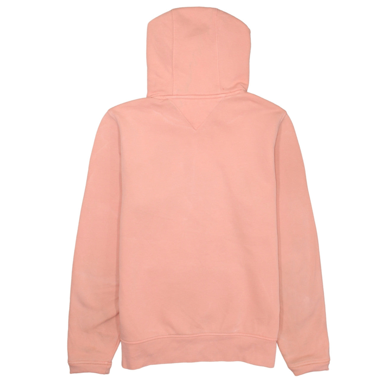 Tommy Hilfiger Men's Pink Pullover Hoodie Size S Logo Fleece