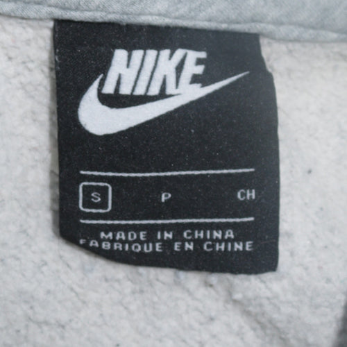 Nike Men's Grey Full Zip Hoodie Size S Regular Fit Sportswear
