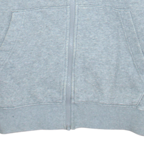 Nike Men's Grey Full Zip Hoodie Size S Regular Fit Sportswear