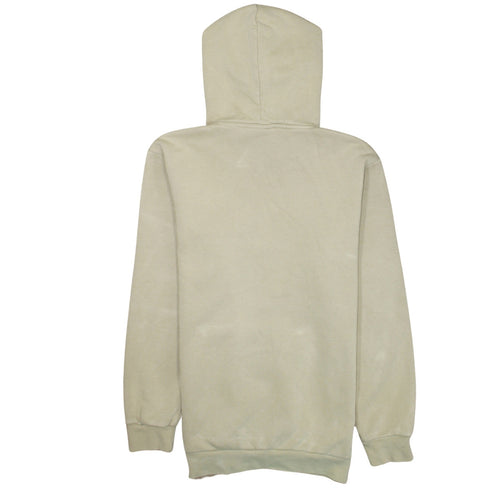 Adidas Men’s Beige Pullover Hoodie L Regular Fit Fleece Sweatshirt
