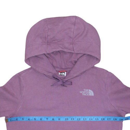 The North Face Womens Purple Pullover Hoodie Small Cotton Casual