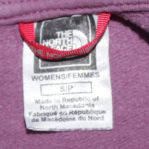 The North Face Womens Purple Pullover Hoodie Small Cotton Casual