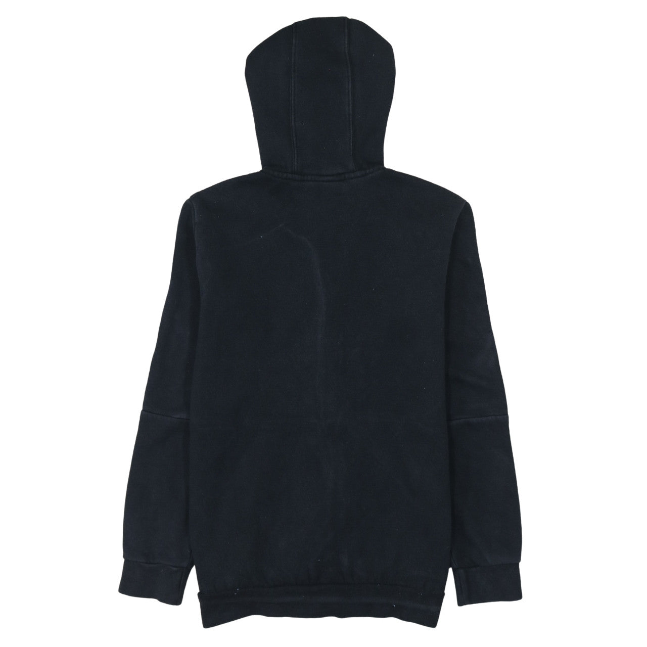 adidas Boys Black Full Zip Hoodie Size 11-12 Years Sports Casual Sweatshirt