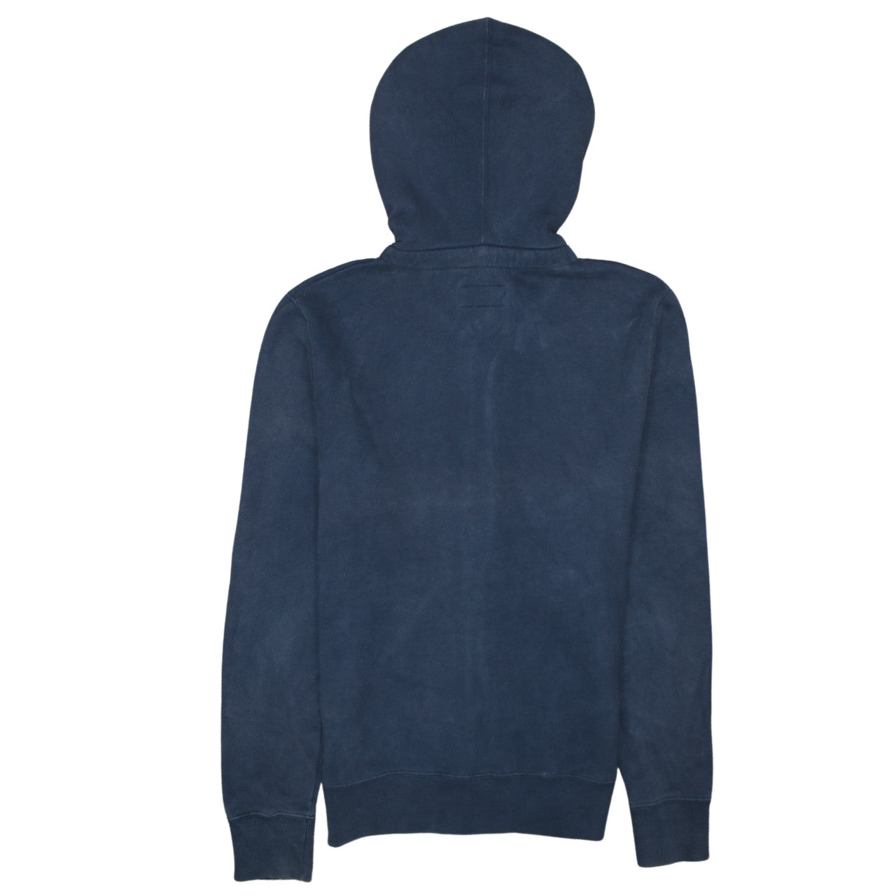 Barbour Men's Blue Full Zip Hoodie Size S Cotton Blend
